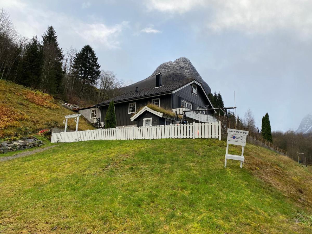 Sunde Panorama Apartment Olden Bagian luar foto
